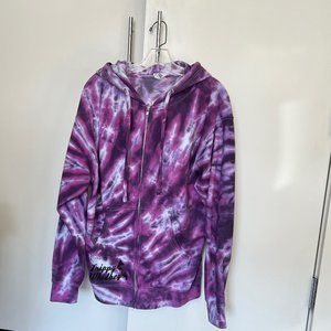 Tie-dye sweatshirt from Trippy Whidbey